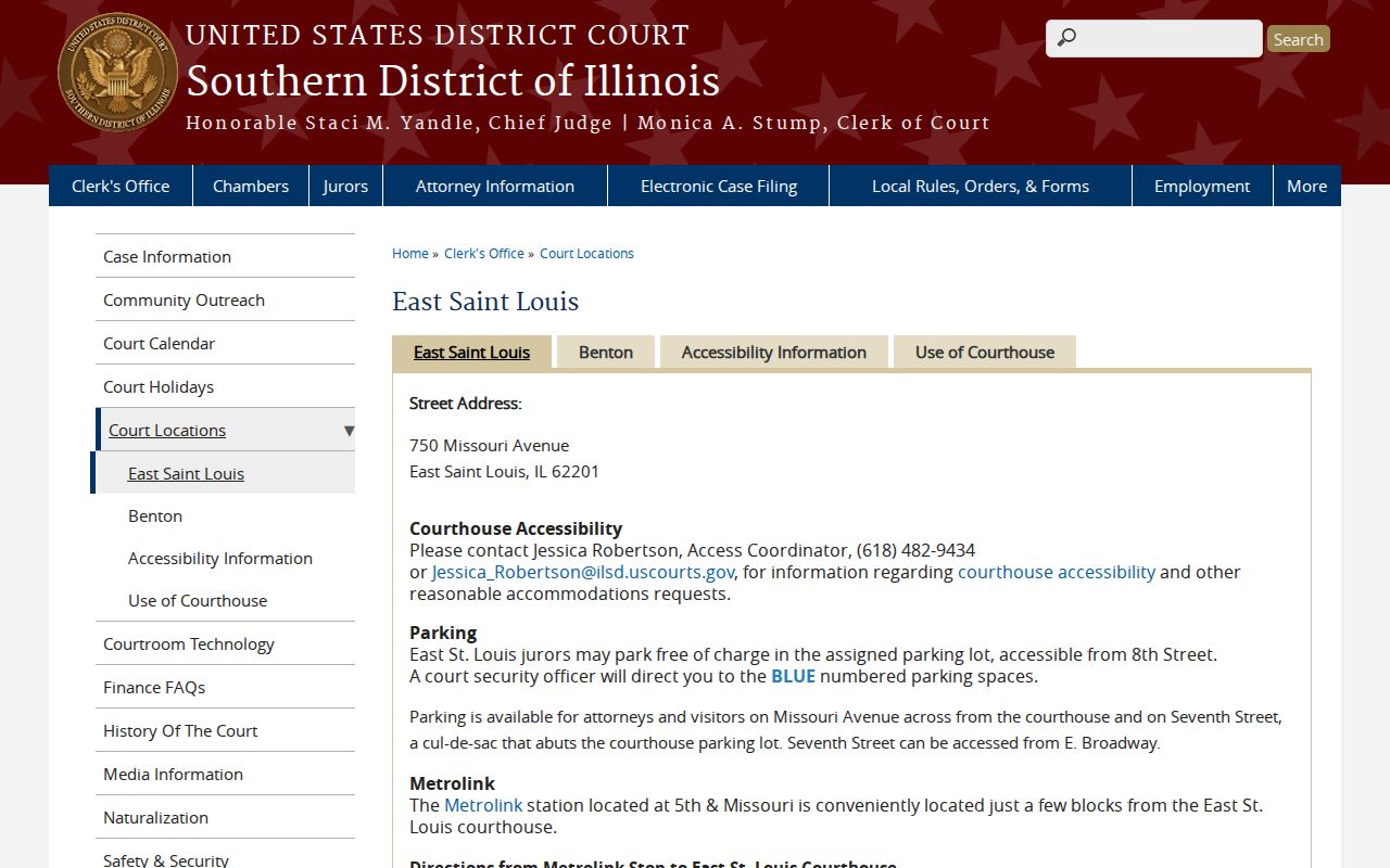 Federal criminal court records serving Monroe County